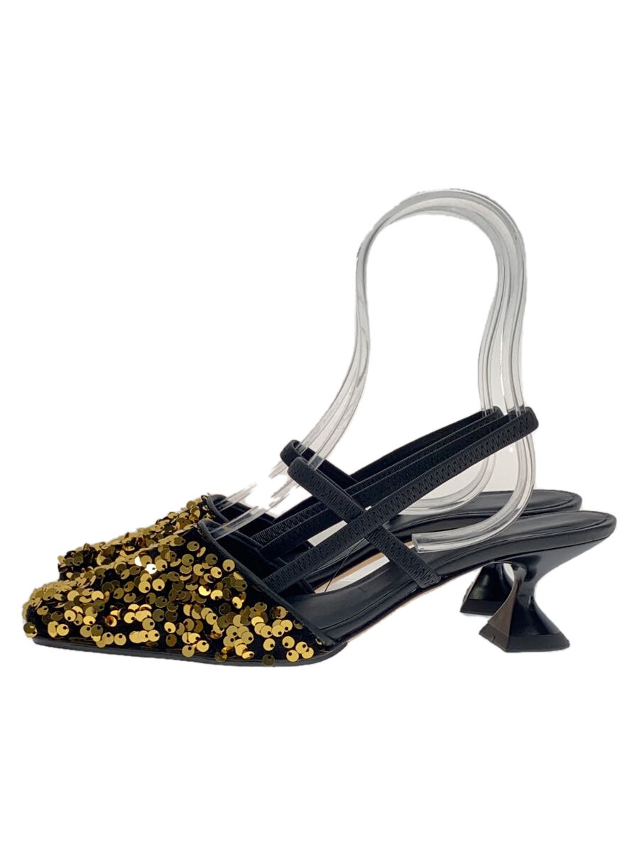 【中古】PELLICO◆パンプス/37/GLD//【シューズ】