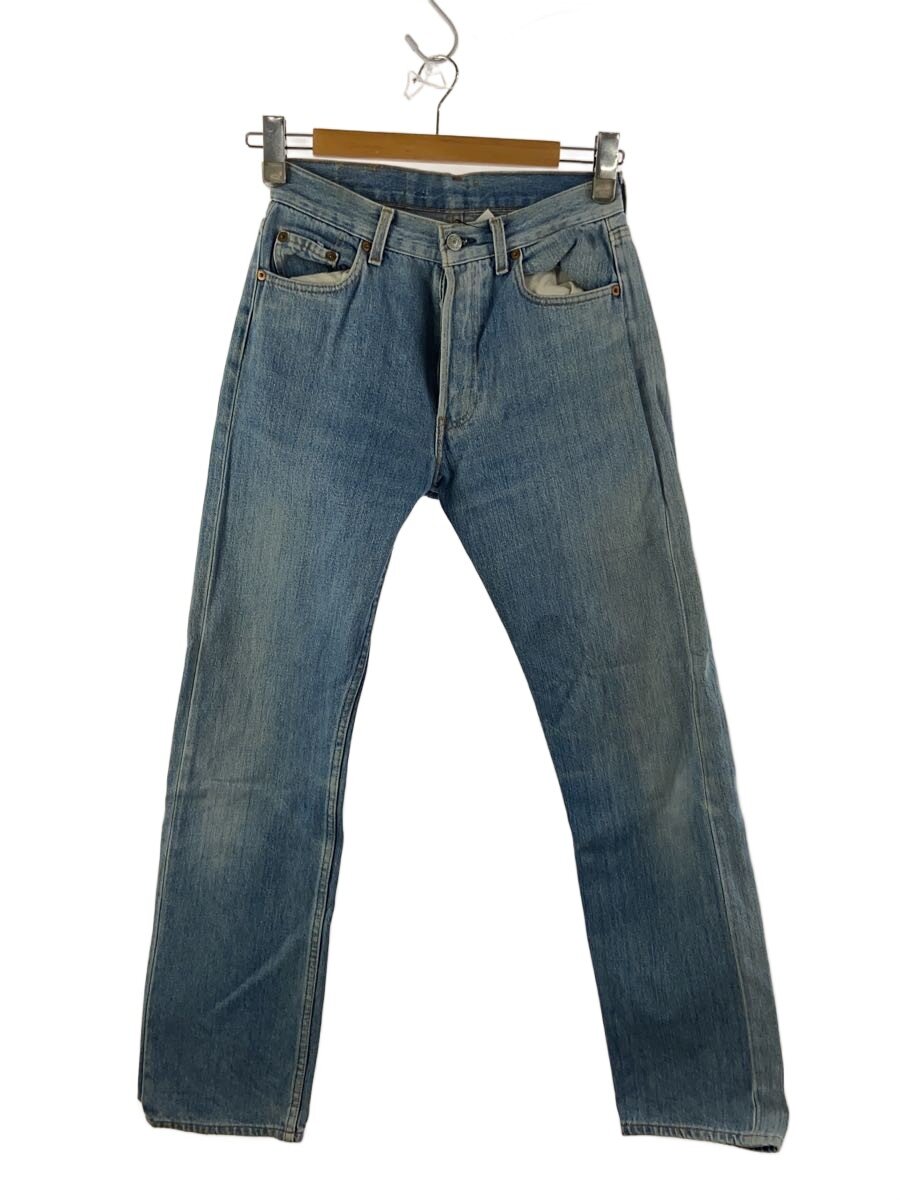 【中古】Levi’s◆引っ切り無いズボン下/29/綿織物/IDG/無地/501-0117/フランス共和国製/501/名取り草裏275【メンズウェア】
