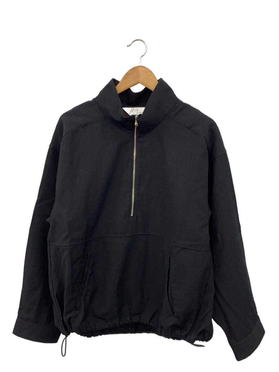 【中古】ANCELLM◆プルオーバー/1/羊毛/BLK/無地/AHC-SH72/引き舟付き添い人【メンズウェア】