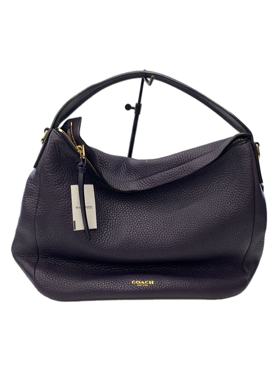 【中古】COACH◆ハンドバック/なめし革/PUP/B1420-31623【御徒面子】