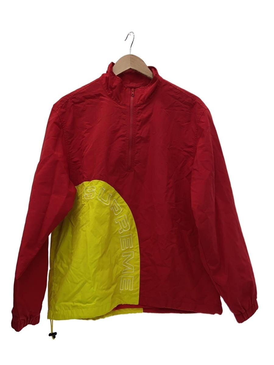 【中古】Supreme◆ハーフジッププルオーバー/M/ナイロン/RED【メンズウェア】｜2ｎｄ STREET 店