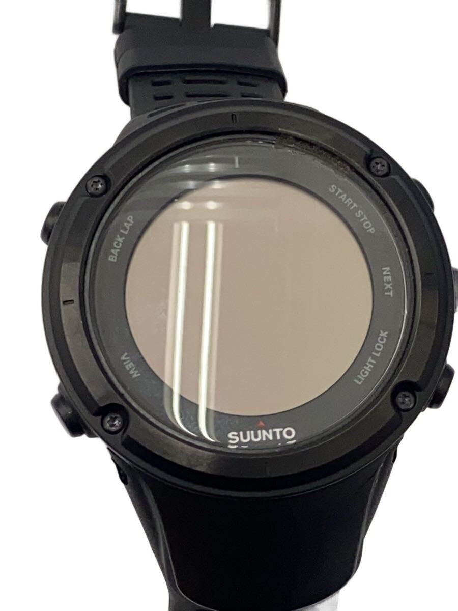 【中古】SUUNTO◆ウオッチ/デジタル/天然ゴム/BLK/BLK/209-J00044【服飾雑貨他】