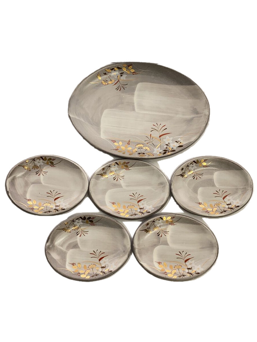 【中古】たち吉◆皿/3点セット/BEG【キッチン用品】
