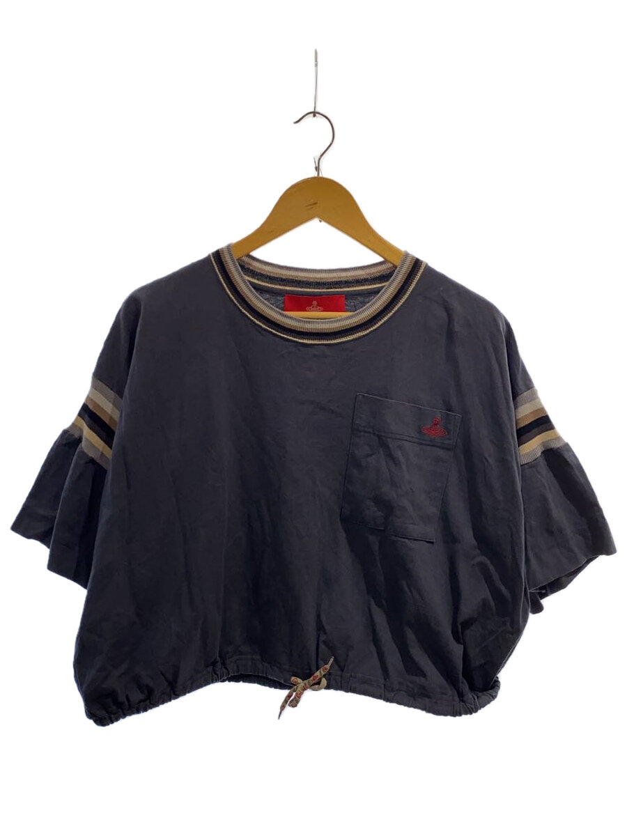 【中古】Vivienne Westwood◆半袖カットソー/--/綿織物/GRY/16-12-341039//【レディース御召しもの】
