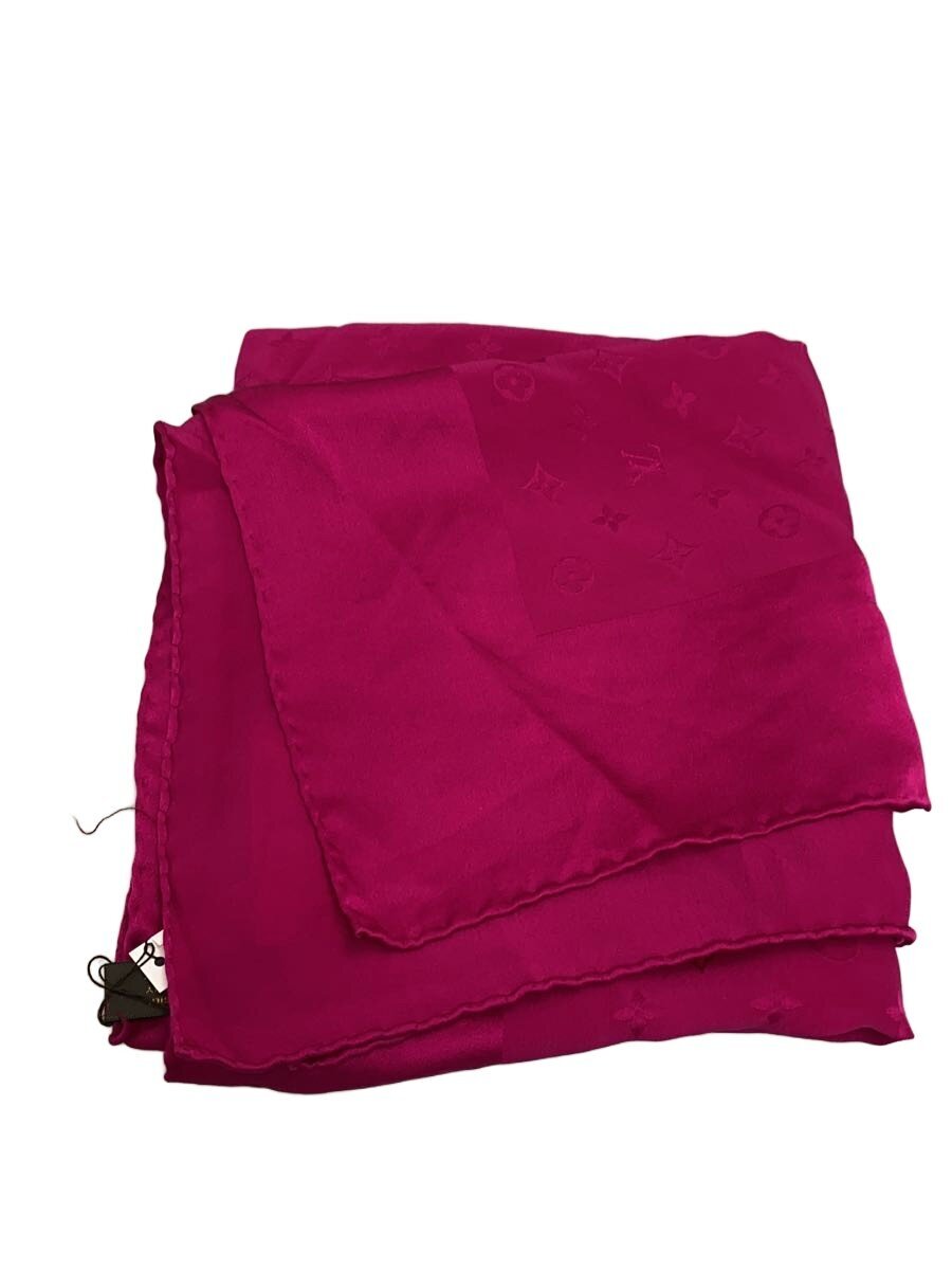 【中古】LOUIS VUITTON◆袈裟/地絹/RED/レディース【服飾雑貨他】
