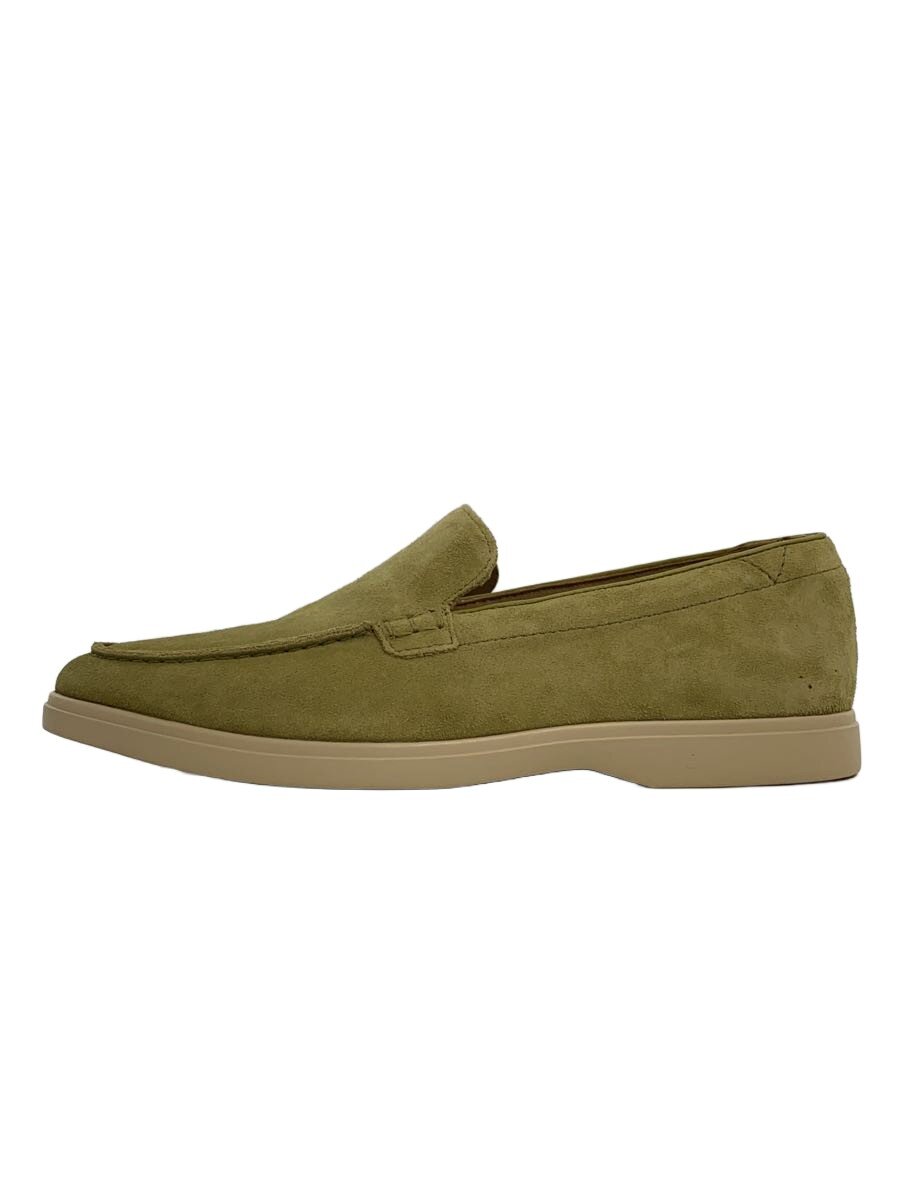 【中古】Clarks◆置き目毛皮/24.5糎/GRN/61850528【シューズ】