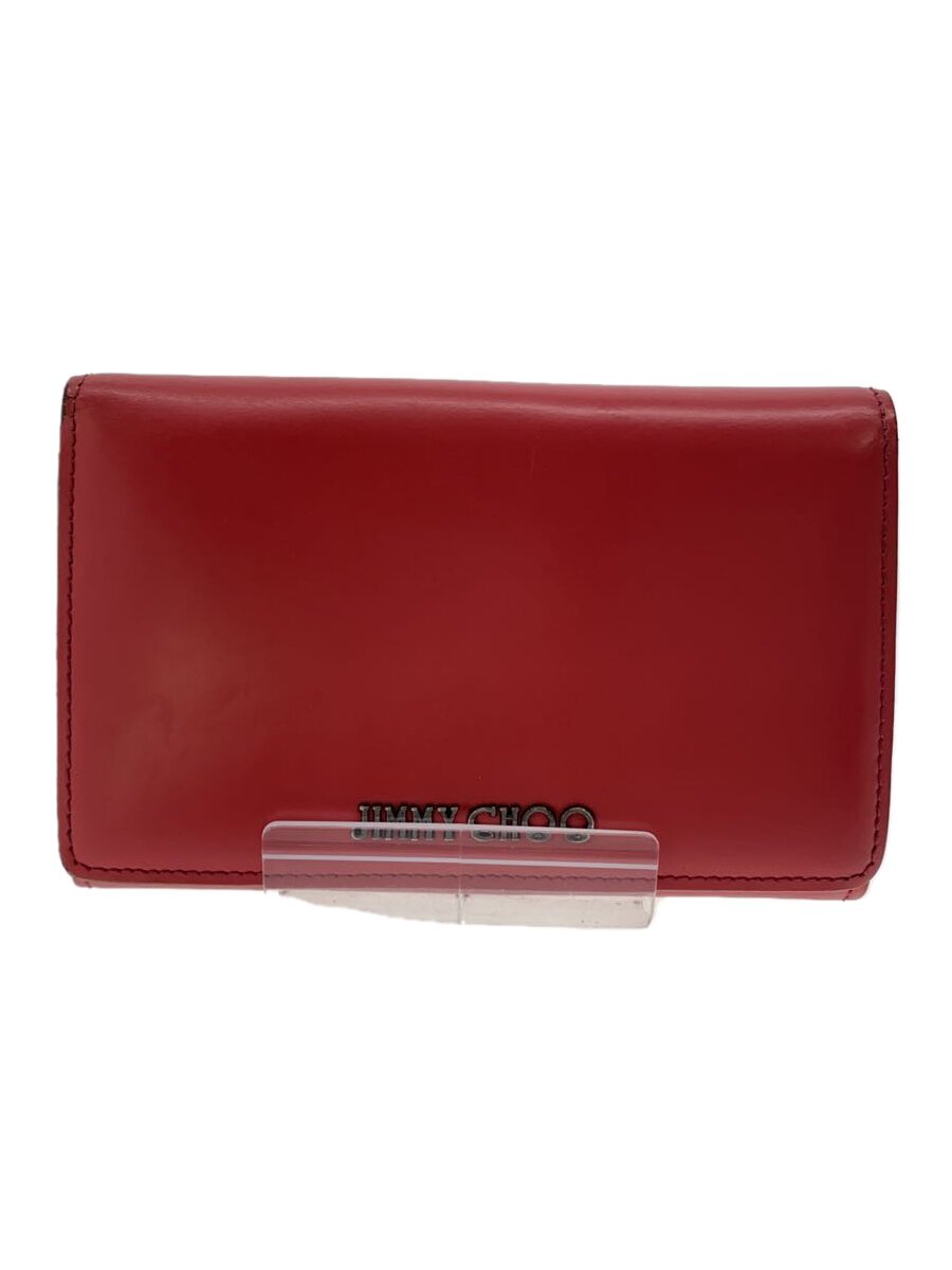 【中古】JIMMY CHOO◆2つ折り財布/--/RED/レディース【服飾雑貨他】｜2ｎｄ STREET 店
