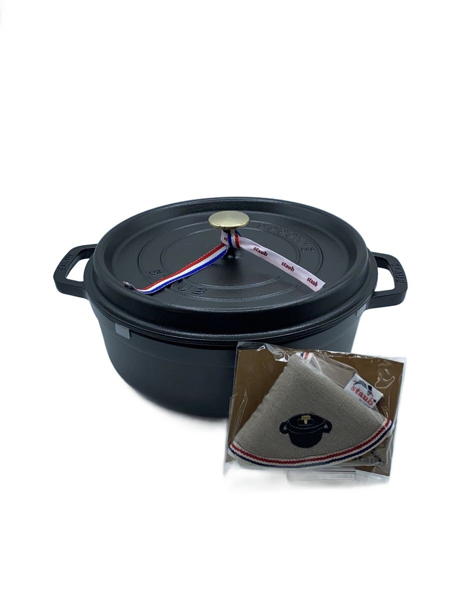 【中古】Staub◆鍋/容量:3.8L/サイズ:26cm/BLK/40510-607【キッチン用品】