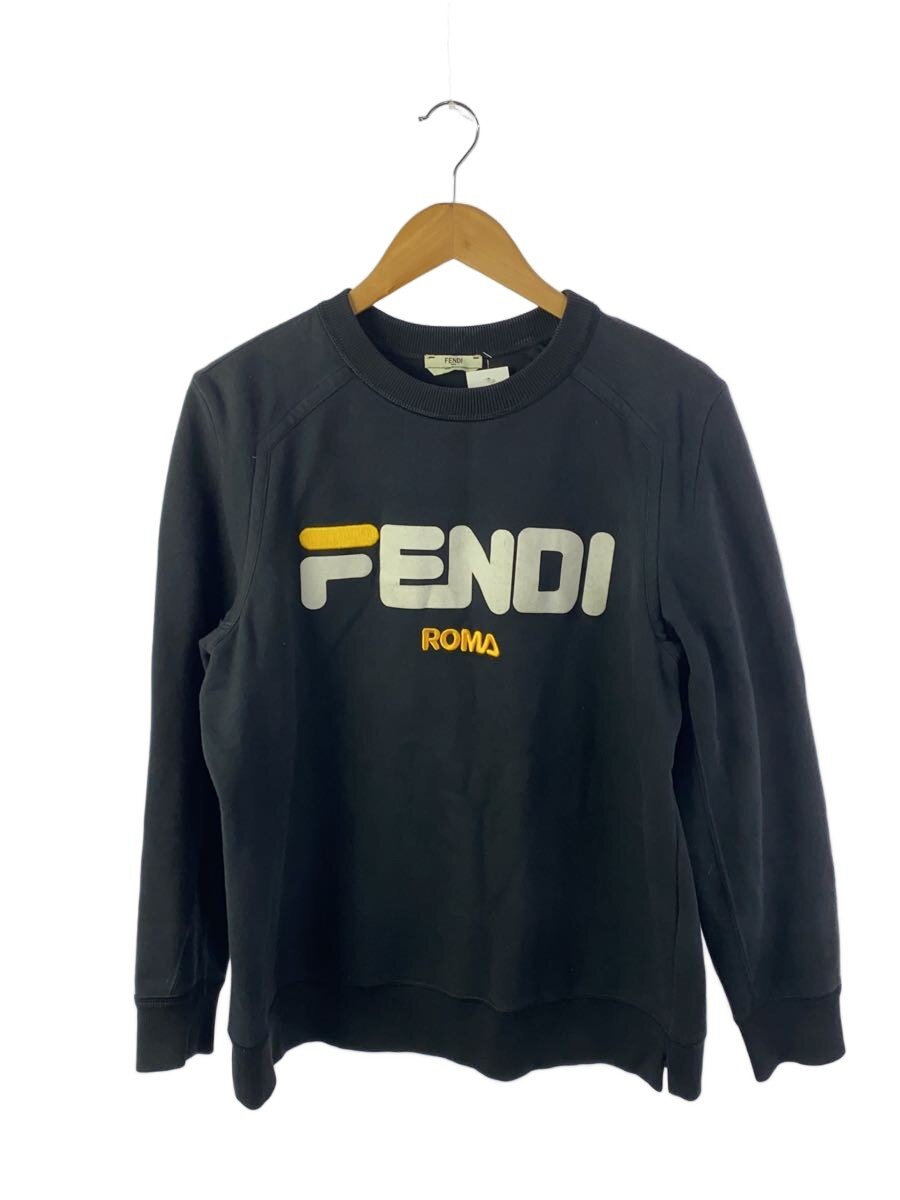 【中古】FENDI◆L/汗水/M/綿織物/BLK/FS7067 A5GM/PR12-18-1285//【メンズウェア】