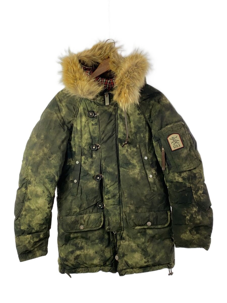 【中古】GRUNGEJOHNORCHESTRAEXPLOSION/落ち込む上衣/46/ポリエステル/KHK/総柄【メンズウェア】