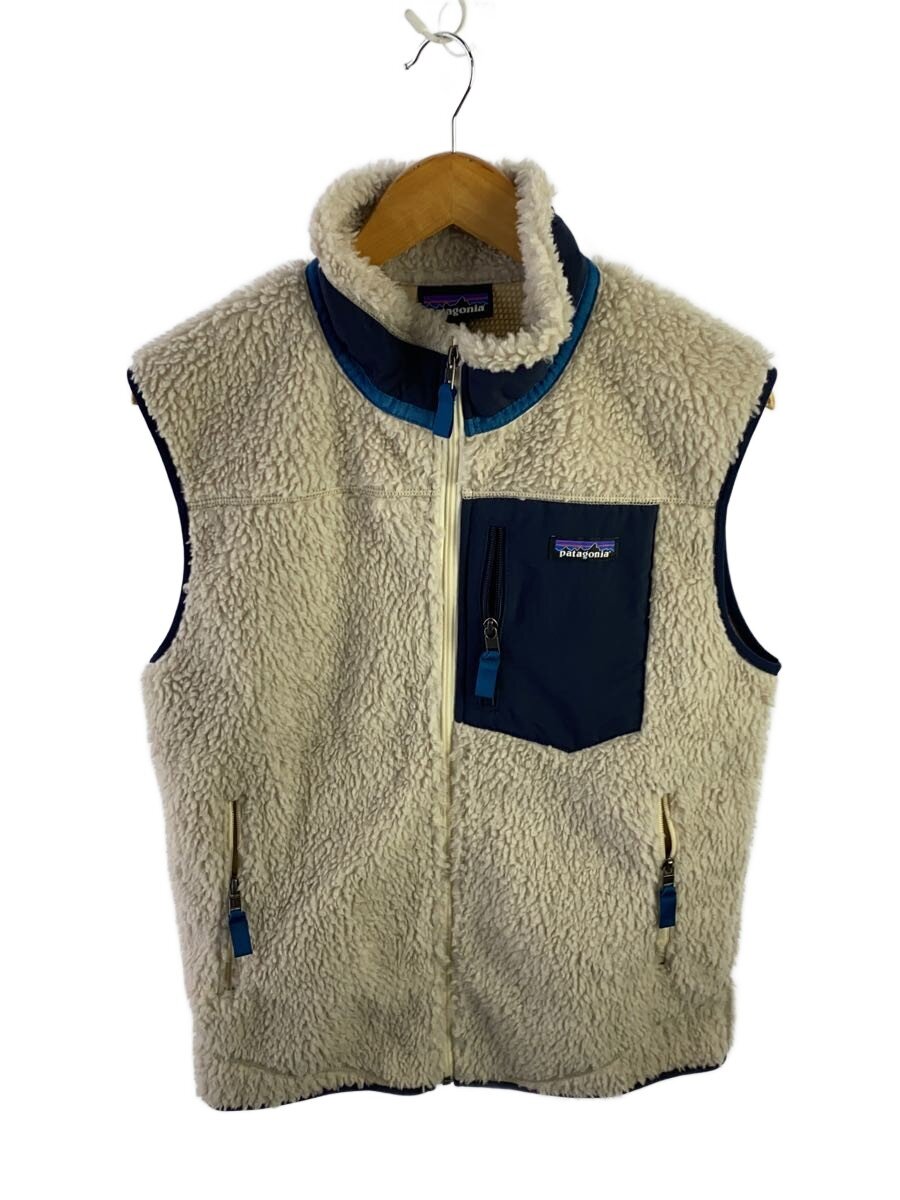 【中古】patagonia◆フリースベスト/M/ポリエステル/BEG/23048FA23【メンズウェア】