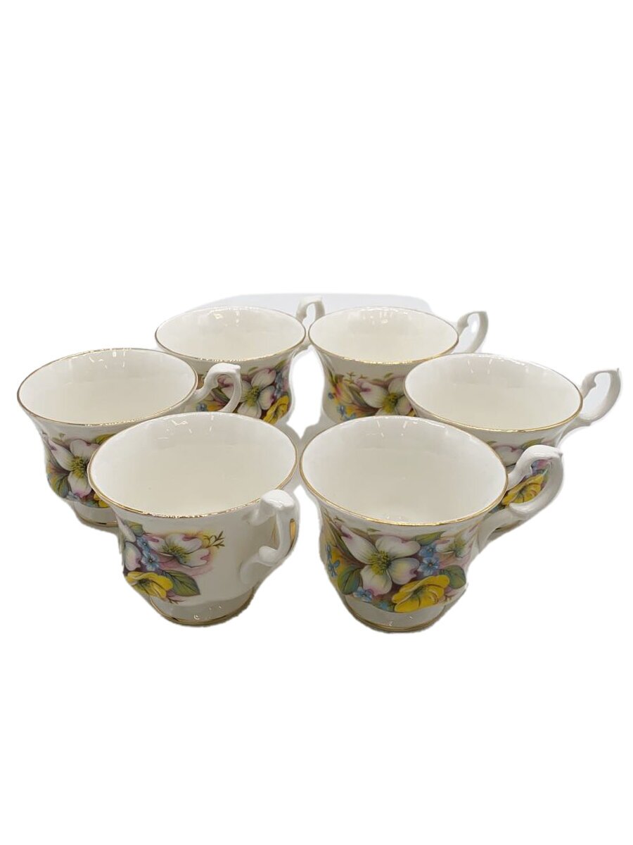 【中古】Royal Albert◆カップ&ソーサー/6点セット/WHT【キッチン用品】 7,568円