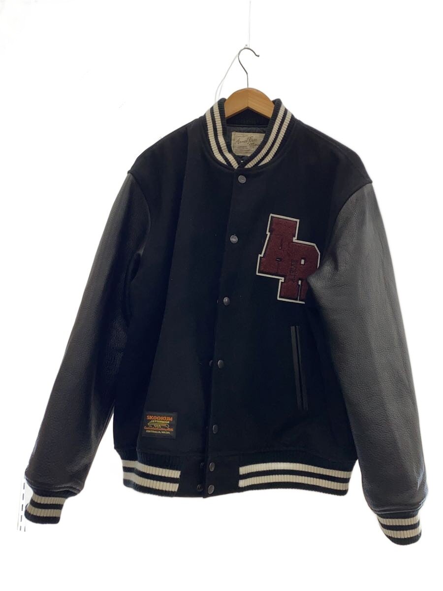【中古】AVIREX◆スタジャン/L/ウール/BLK/783-1252051/SKOOKUM VARSITY JACKET【メンズウェア】|2nd STREET 店