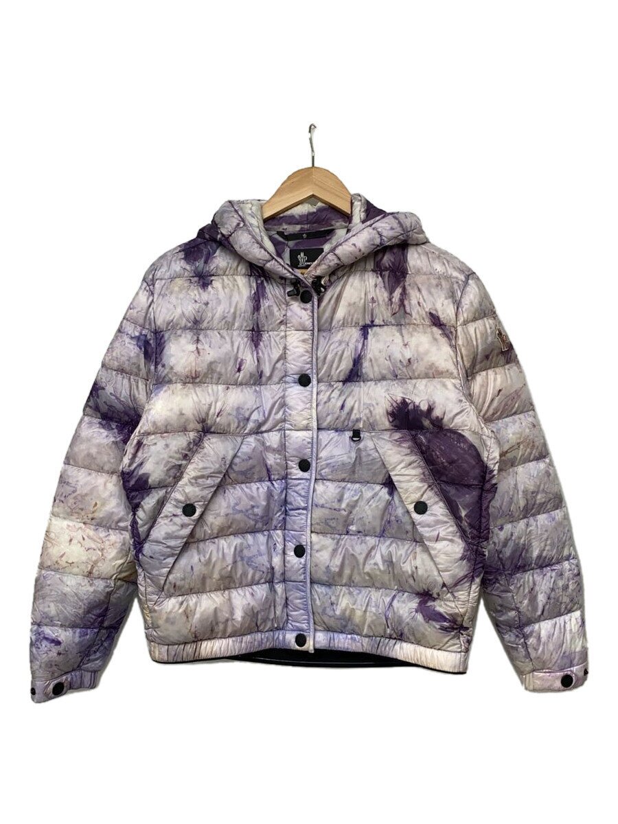 【中古】MONCLER◆落ち込む上衣/1/ナイロン/PUP/総柄/H20981A00018 M1898【レディース御召しもの】