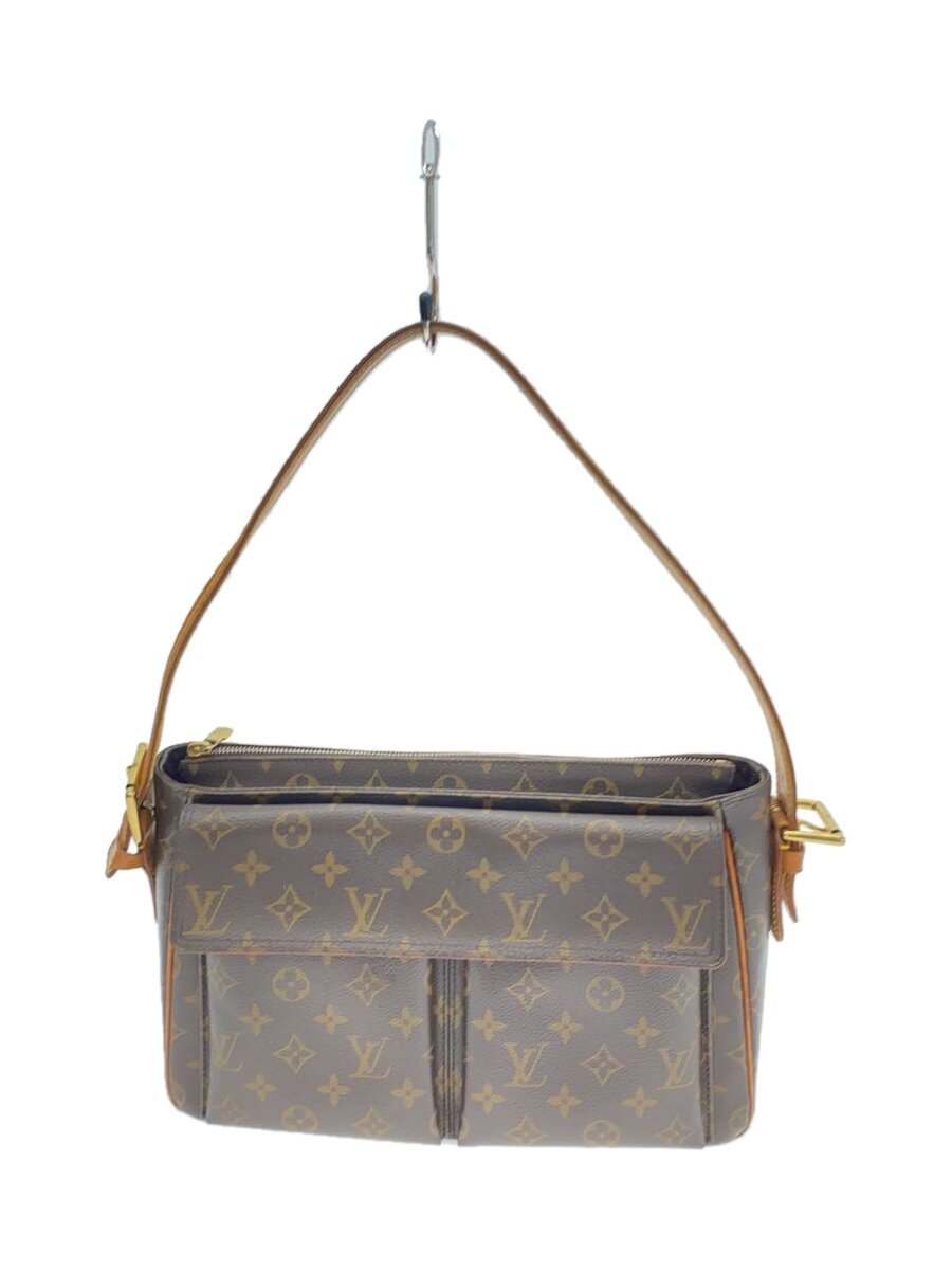 【中古】LOUIS VUITTON◆ショルダーバッグ/レザー/BRW/総柄/M51163/ヴィバシテGM【バッグ】|2nd STREET 店