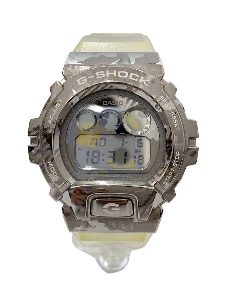 【中古】CASIO◆石英ウオッチ_G-SHOCK/デジタル/SLV/CLR【服飾雑貨他】