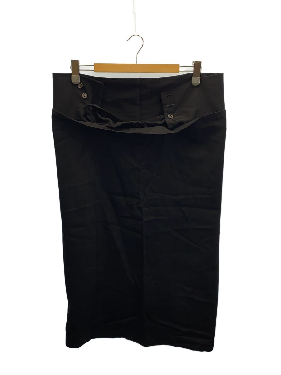【中古】Y’s◆ロングスコート/--/羊毛/黒いこと/YX-S06-126【レディース御召しもの】