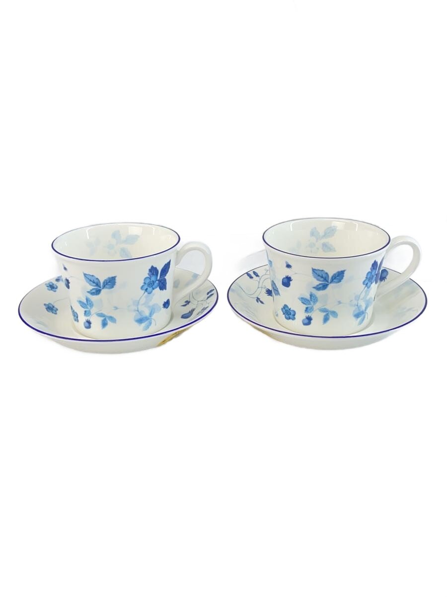 【中古】WEDGWOOD◆カップ&ソーサー/2点セット/WHT【キッチン用品】