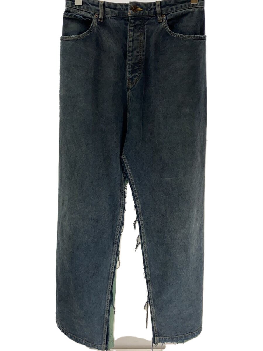 【中古】BALENCIAGA◆HYBRIDBAGGYJEANS/下つ方/S/ジーンズ/IDG/ズボン下/738751 TOW55【メンズウェア】