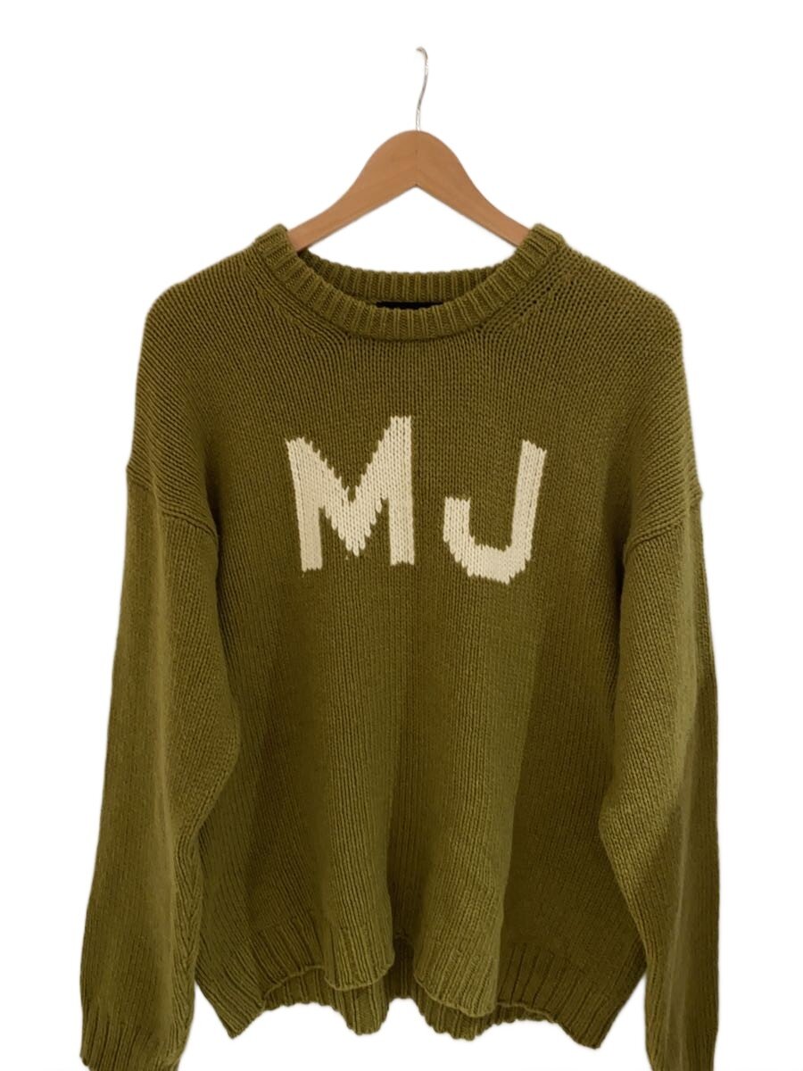【中古】MARC JACOBS◆編み物・ティーシャツ(朦朦たる)/M/羊毛/GRN/無地/n617w02【メンズウェア】