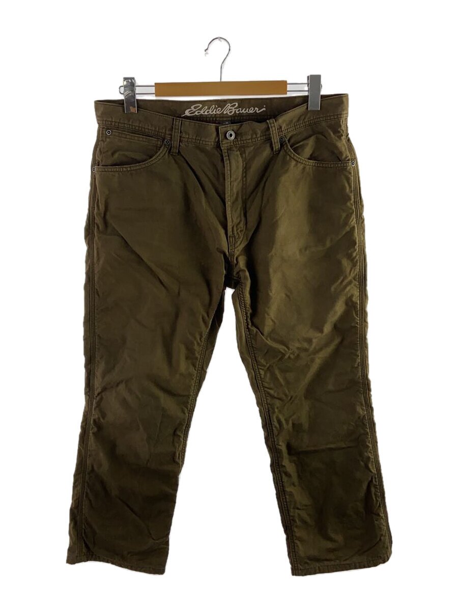 【中古】EDDIE BAUER◆下つ方/35/綿織物/CML/無地【メンズウェア】