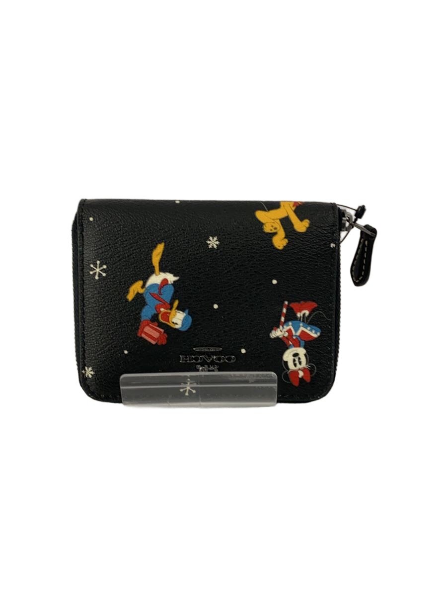 【中古】COACH◆2つ折り紙入れ/--/マルチ色合い/レディース/disney【服飾雑貨他】