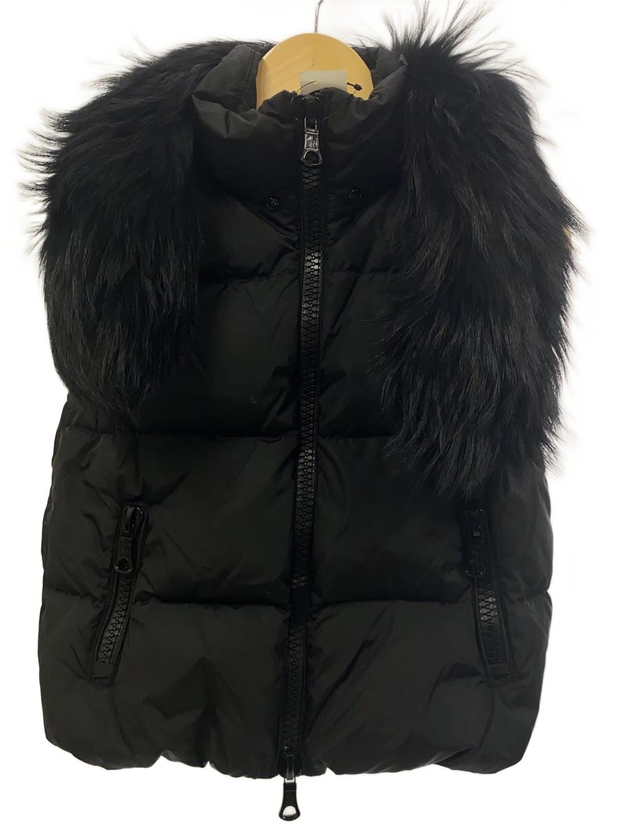 【中古】MONCLER◆ダウンベスト/--/ナイロン/BLK/無地/122-093-48357-20/? NULL ?【レディースウェア】｜2ｎｄ STREET 店