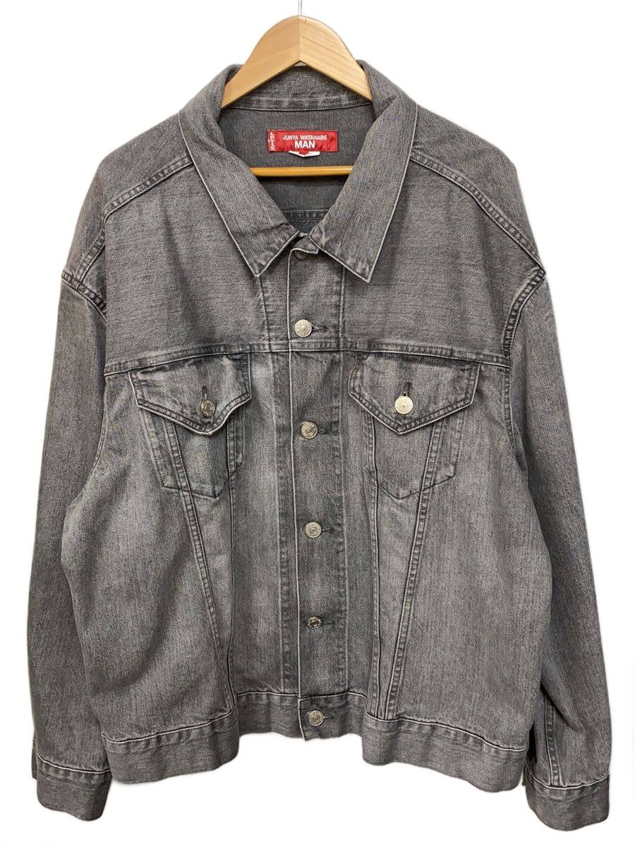 【中古】JUNYA WATANABE COMME des GARCONS MAN◆Gジャン/S/綿織物/GRY/WO-J203【メンズウェア】