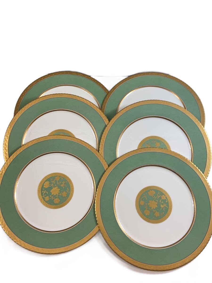 【中古】Noritake◆一皿/ヨシノ/ボーンチャイナ/6点仕掛ける/GRN//【勝手もと設備】