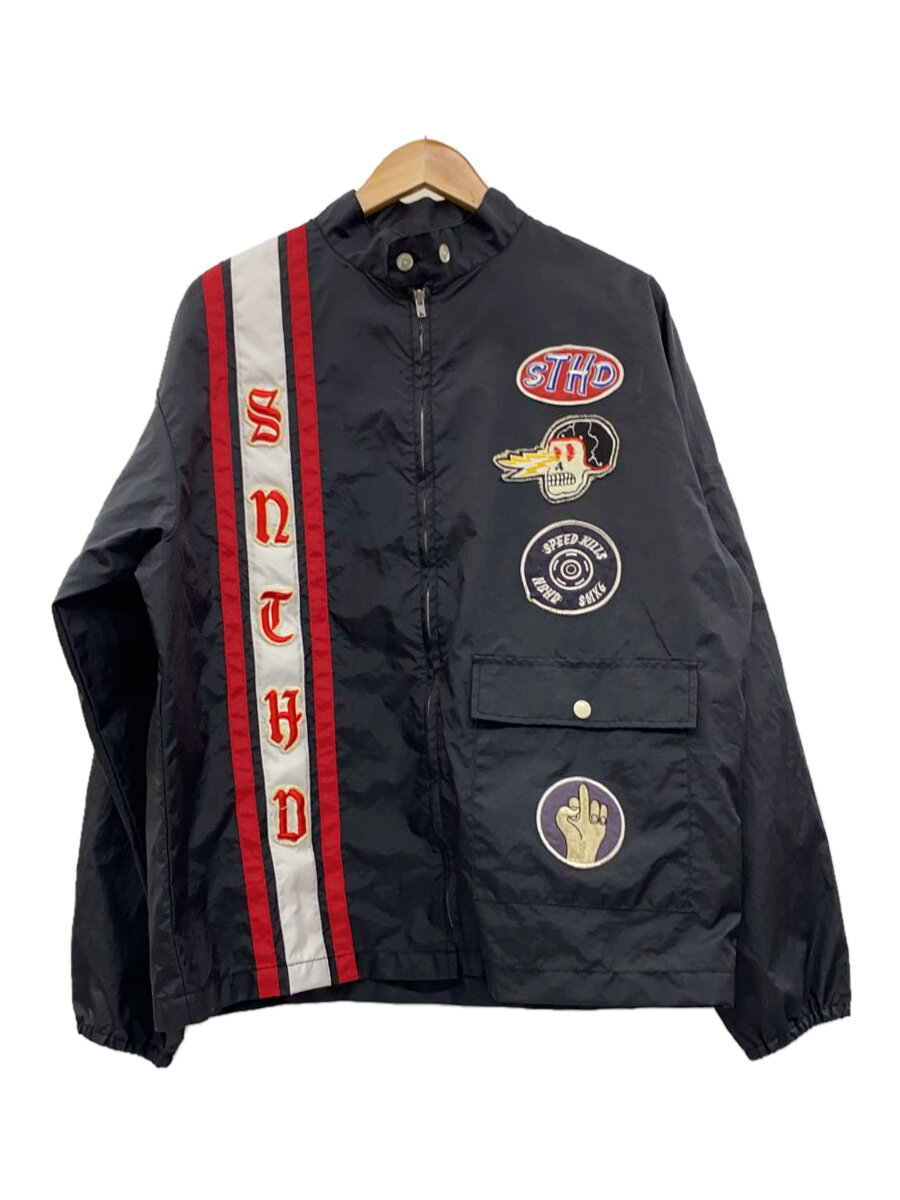 【中古】SAINT MICHAEL◆ナイロン上衣/XL/ナイロン/BLK/SM-HR8-0000-C73/STHD . JACKET SNTHD//【メンズウェア】