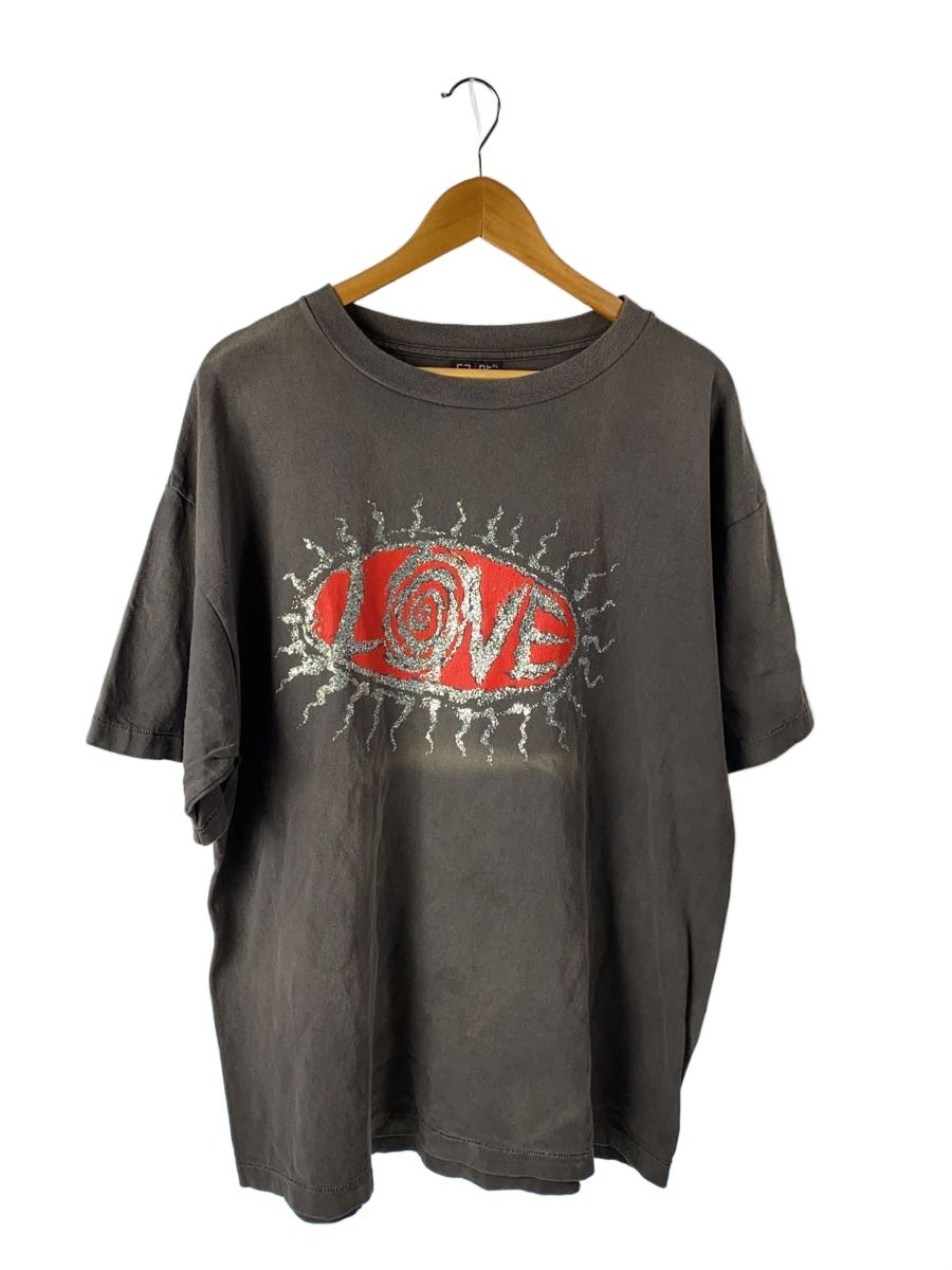 【中古】SAINT MICHAEL◆プルオーバー/XL/綿織物/GRY/SM-S22-0000-013/22SS SS SAINT HOOD TEE//【メンズウェア】