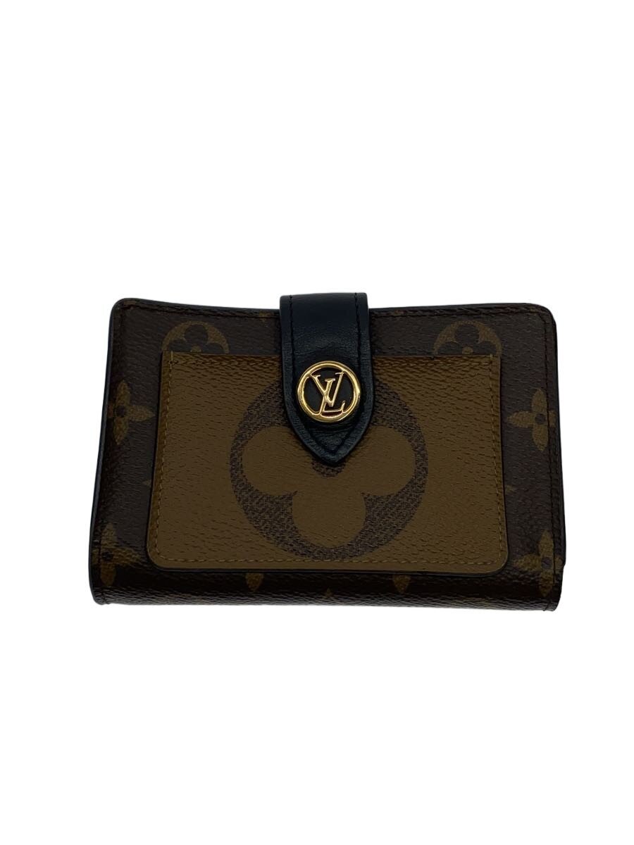 【中古】LOUIS VUITTON◆ポルト・フォイユ・ジュリエット_モノグラム・リバース/PVC/CML/総柄/レディース【服飾雑貨他】|2nd STREET 店