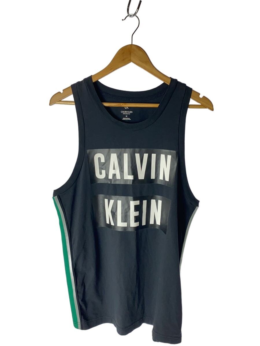 【中古】Calvin Klein◆貯蔵タンクいの一番/M/綿織物/BLK/刷り上げる/4MT9K227【メンズウェア】