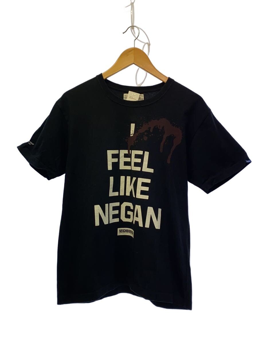 【中古】NEIGHBORHOOD◆ウォーキングデッド/プルオーバー/M/綿織物/BLK/刷り上げる【メンズウェア】