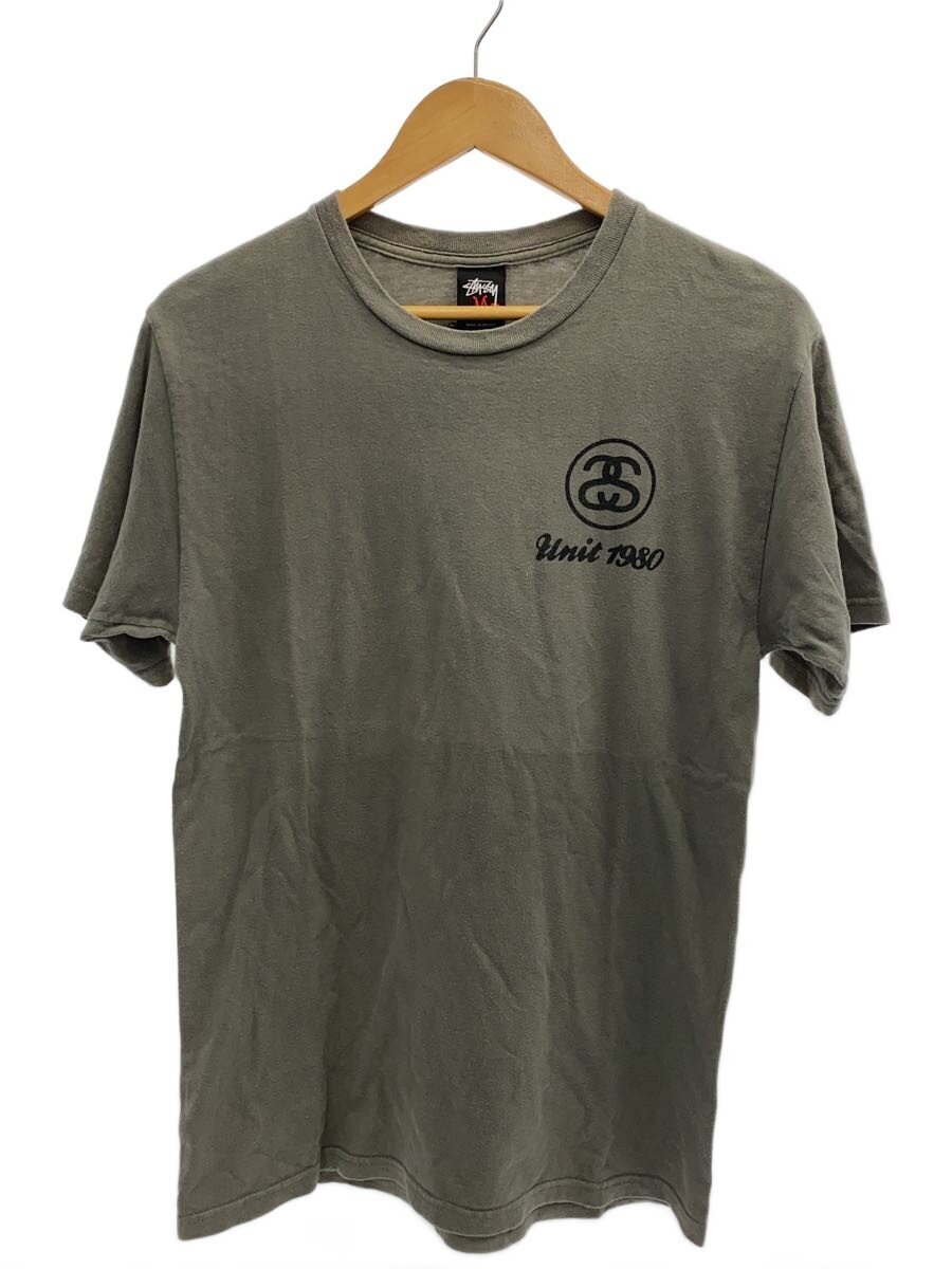 【中古】STUSSY◆00s/SS繋がり/プルオーバー/M/綿織物/KHK【メンズウェア】