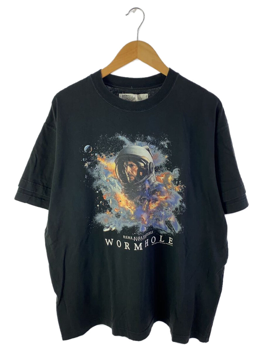 【中古】DAIRIKU◆ティーシャツ/L/綿織物/BLK/25AW C-8/? NULL ?【メンズウェア】