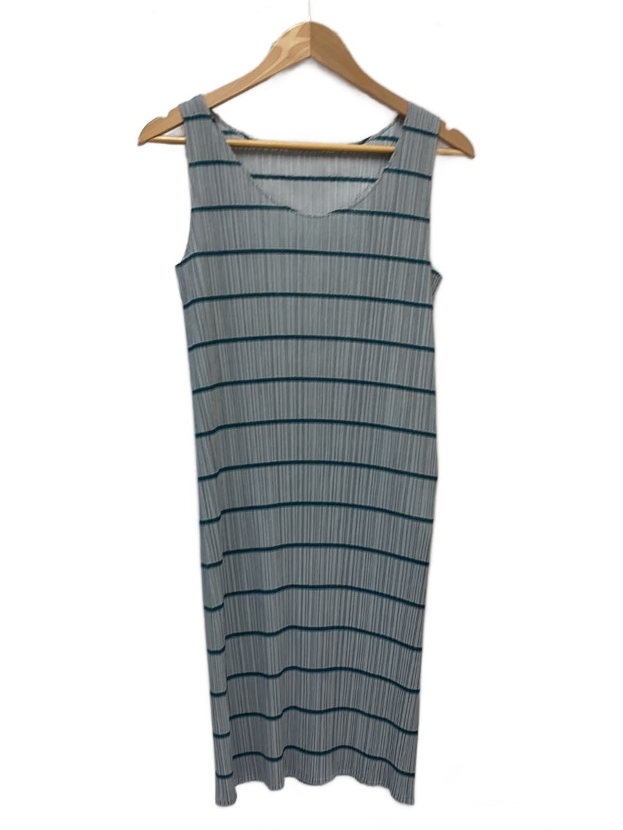 【中古】PLEATS PLEASE ISSEY MIYAKE◆ノースリーブワンピース/--/ポリエステル/GRY/pp31-jh774【レディースウェア】｜2ｎｄ STREET 店