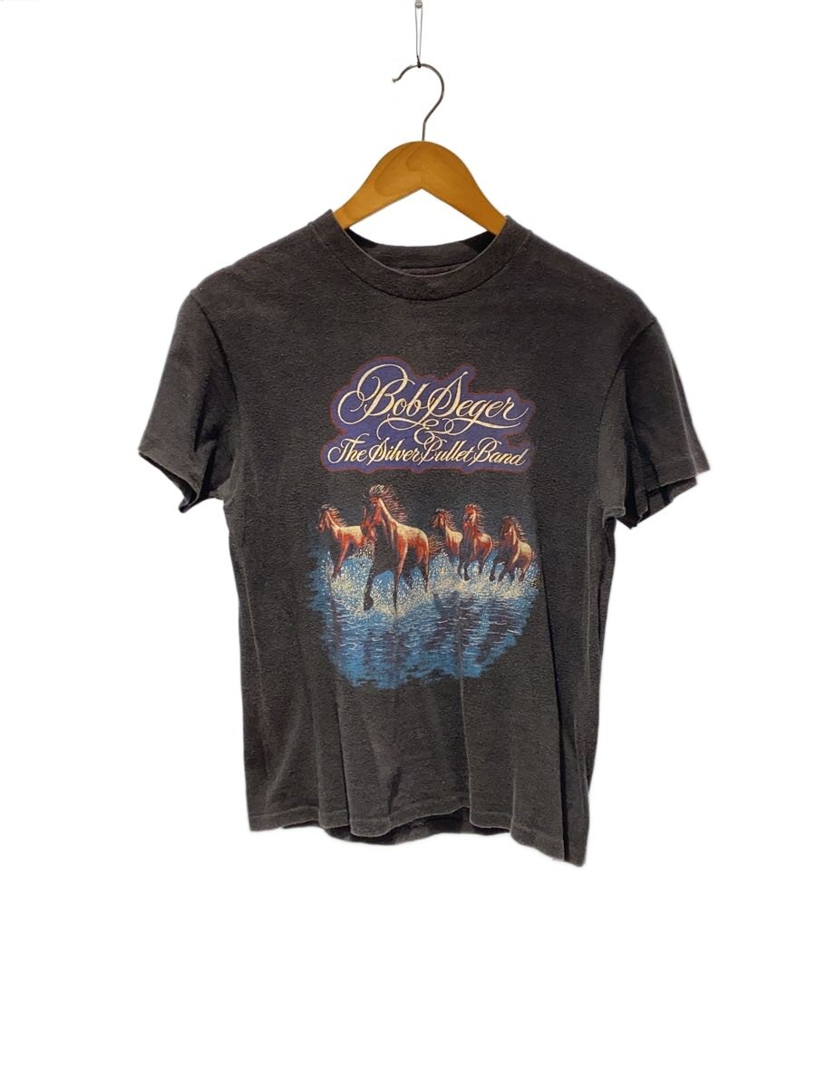 【中古】Hanes◆80s/Bob Seger/プルオーバー/M/綿織物/NVY//【メンズウェア】