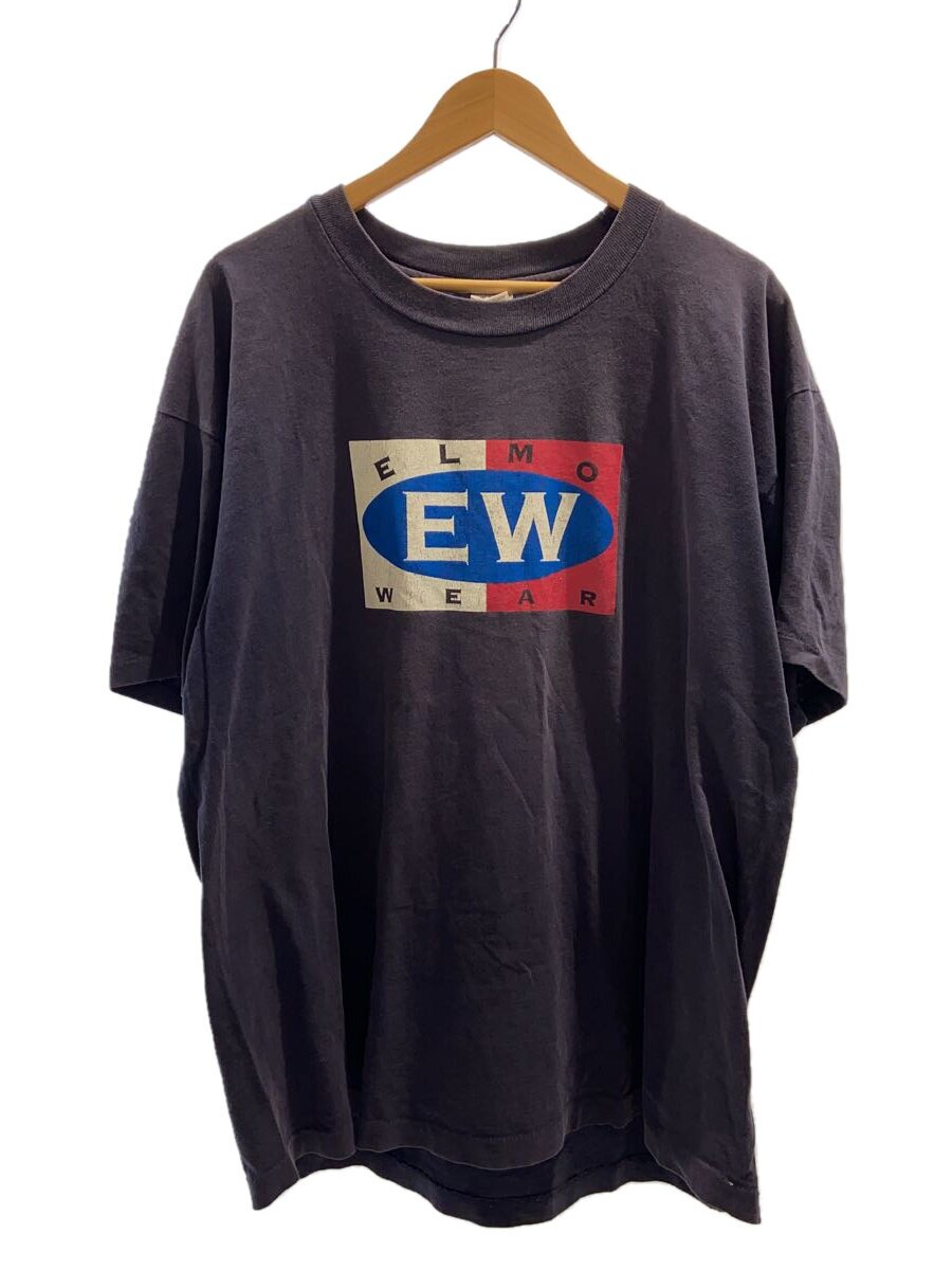 【中古】ANVIL◆ティーシャツ/XXL/綿織物/NVY/エルモ/90s【メンズウェア】