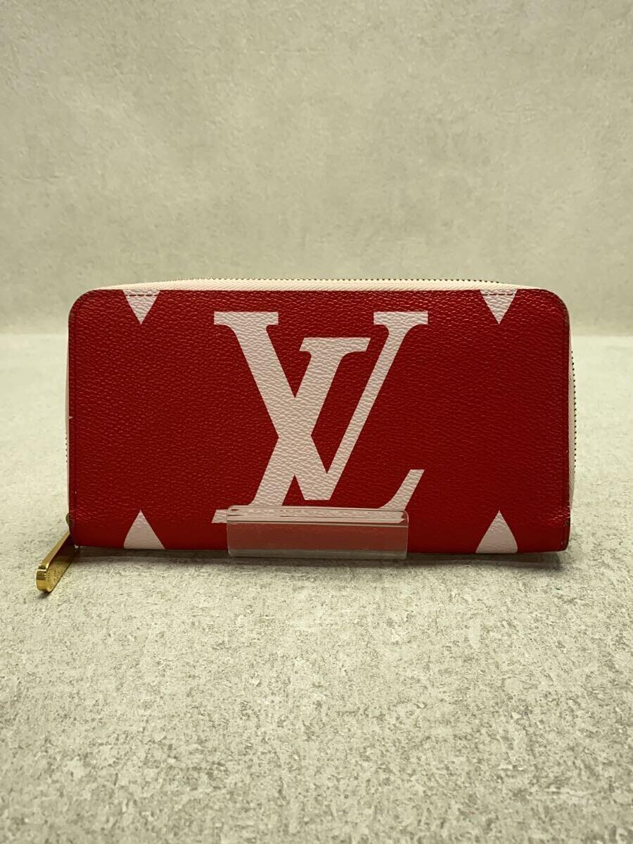 【中古】LOUIS VUITTON◆ジッピー・ウォレット_モノグラム・ジャイアント/M67550/長財布/PVC/RED/レディース【服飾雑貨他】｜2ｎｄ STREET 店