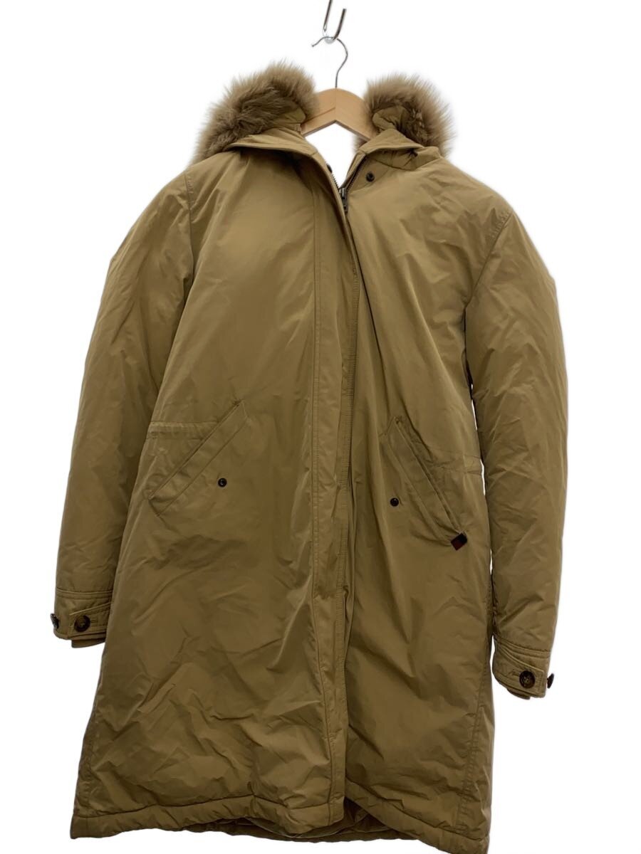 【中古】Woolrich◆KEYSTONE PARKA/M/--/BEG/WWOU0437【レディース御召しもの】