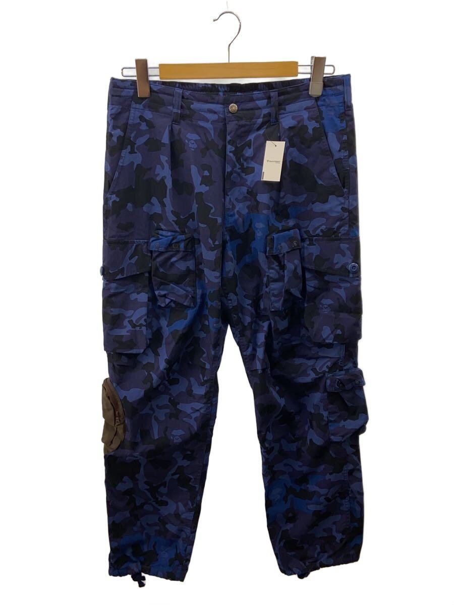 【中古】A BATHING APE◆Sand Camo Multi Pocket Wide Fit Pant/M/001PTI301009M【メンズウェア】