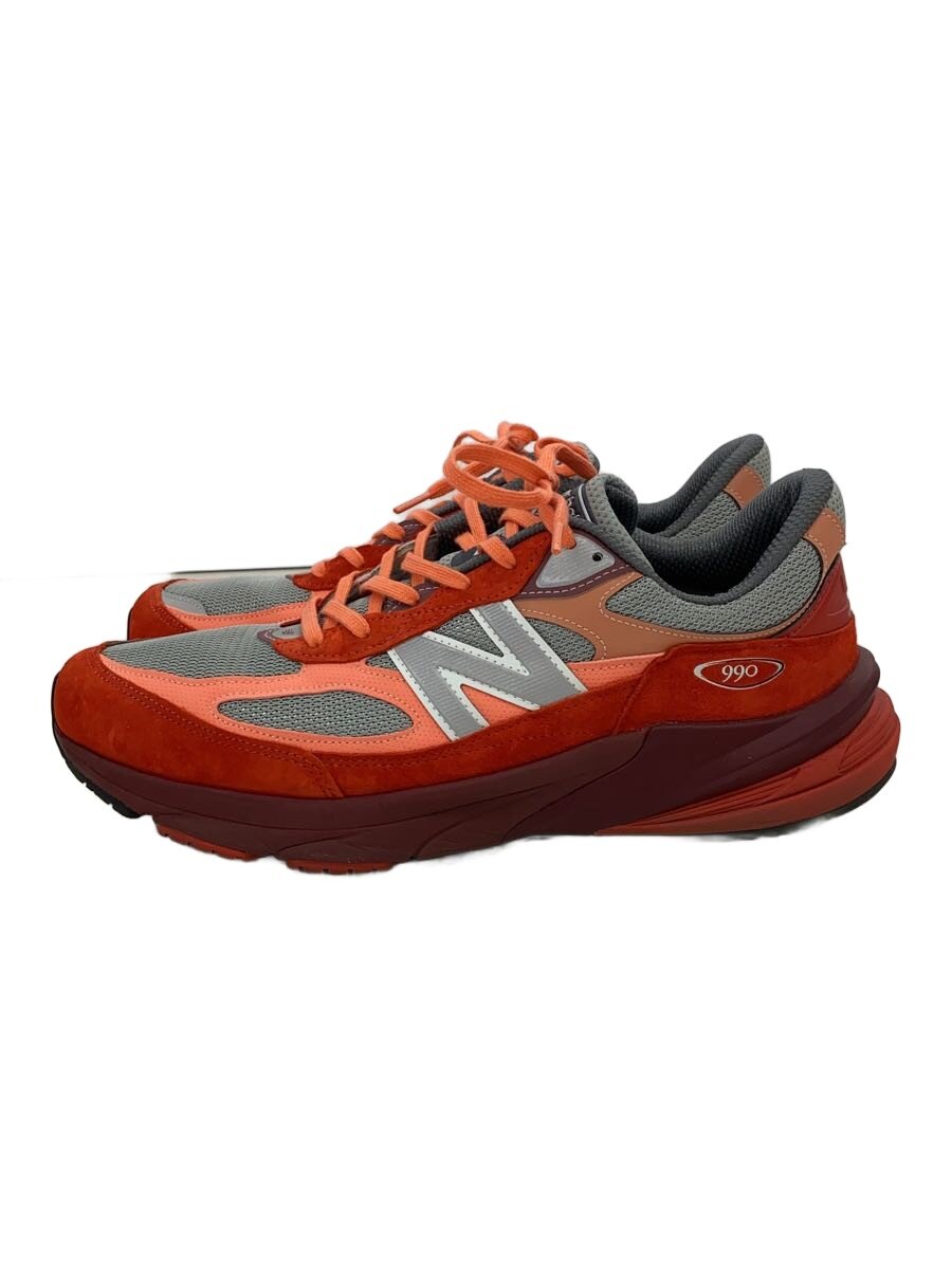 【中古】NEW BALANCE◆U990/赤いこと/31糎/RED【シューズ】