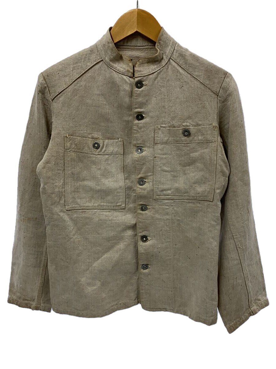 【中古】FRENCH MILITARY◆長袖シャツ/--/コットン/BEG/無地【メンズウェア】|2nd STREET 店
