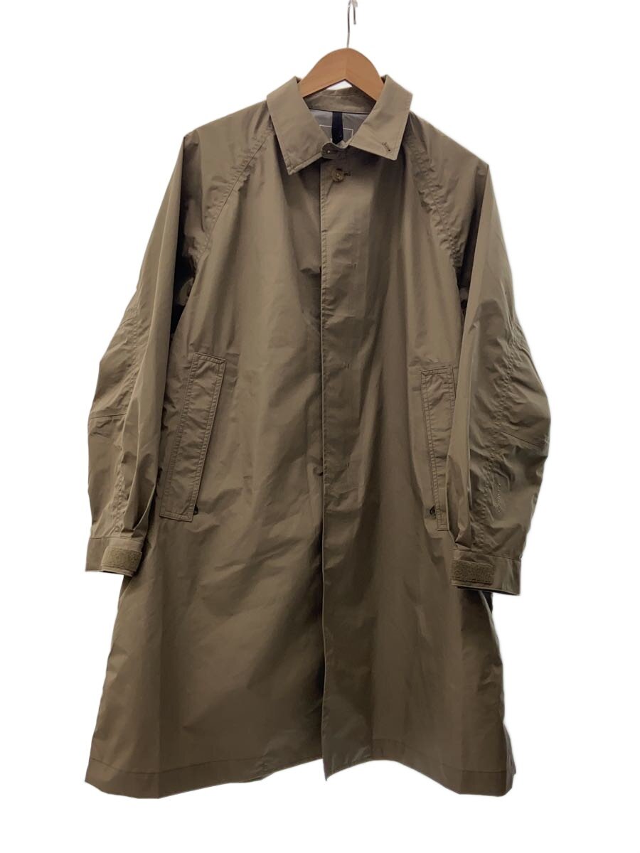 【中古】THE NORTH FACE◆COMPILE LIGHT COAT_コンパイルライトコート/S/ナイロン/KHK/無地【メンズウェア】
