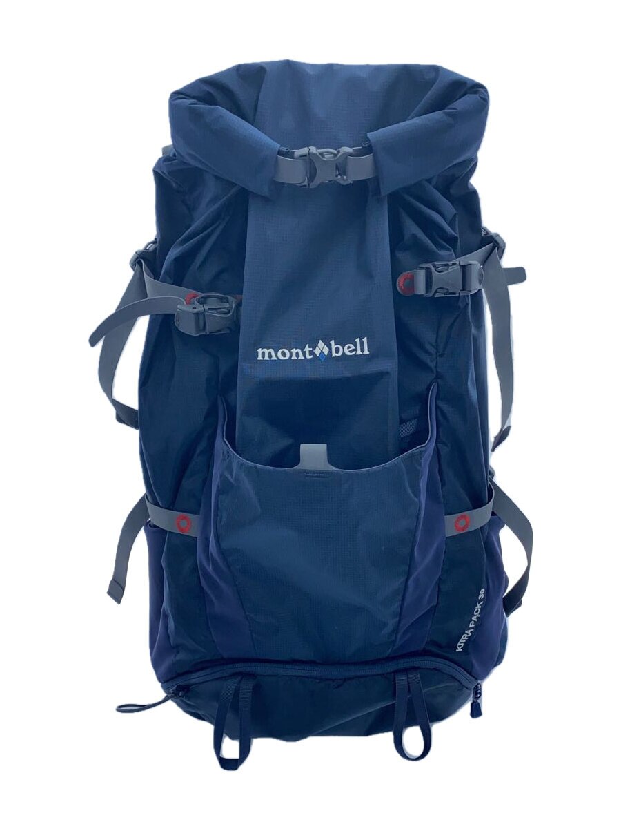 【中古】mont-bell◆背嚢/ナイロン/NVY/無地/KITORA PACK 30【御徒面子】