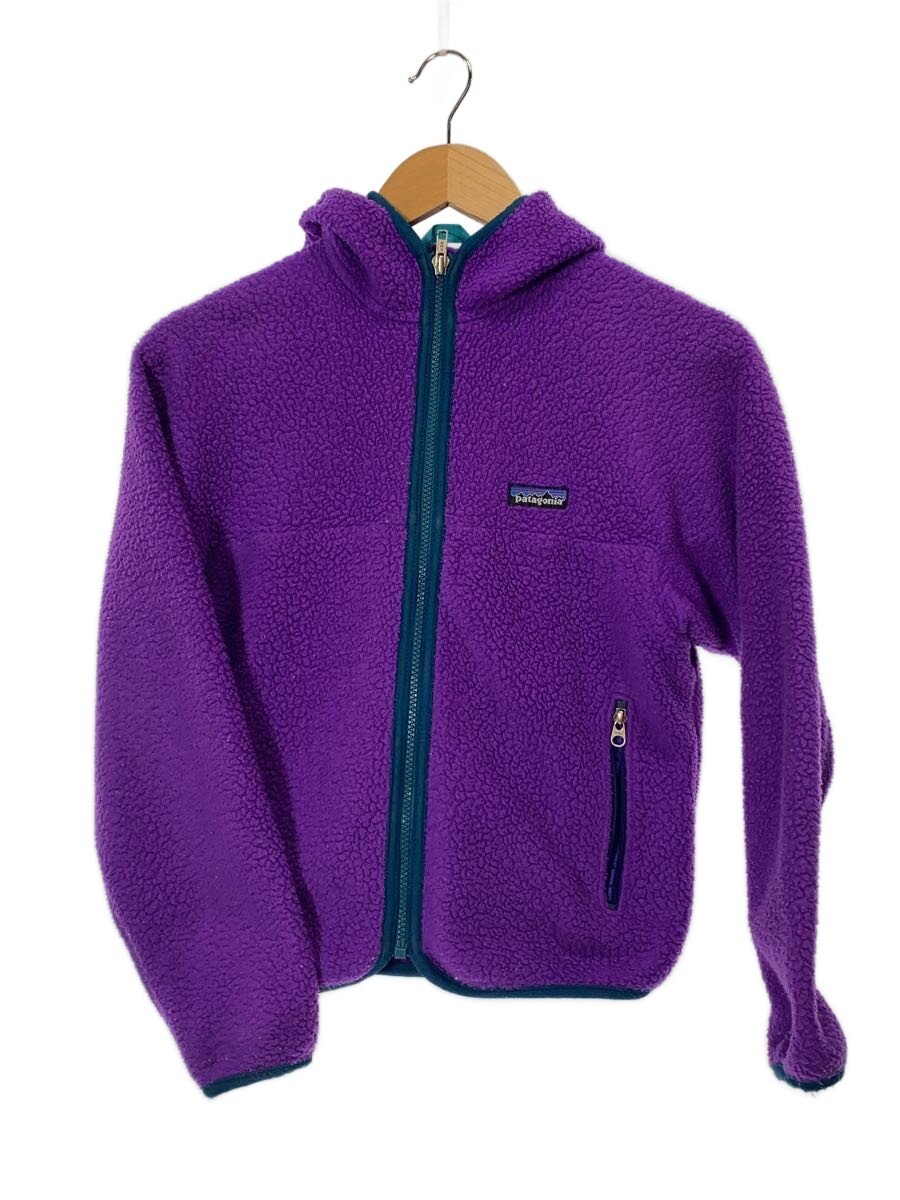 【中古】patagonia◆USA製/フリース/上衣/US6-12m/ポリエステル/PUP【キッズ】