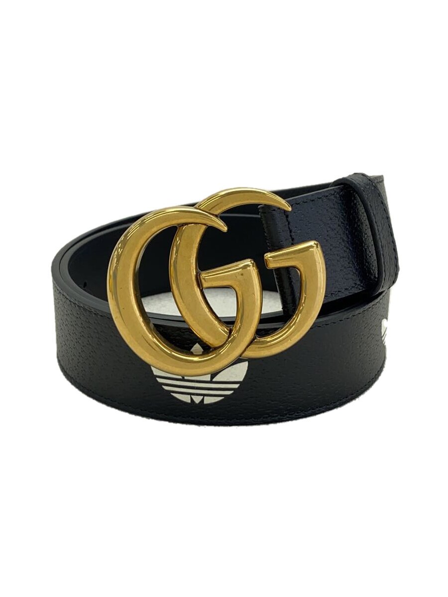 【中古】GUCCI◆GGバックル/胴締め/なめし革/BLK/無地/メンズ/406831 U4デジタルオーディオテープ【服飾雑貨他】