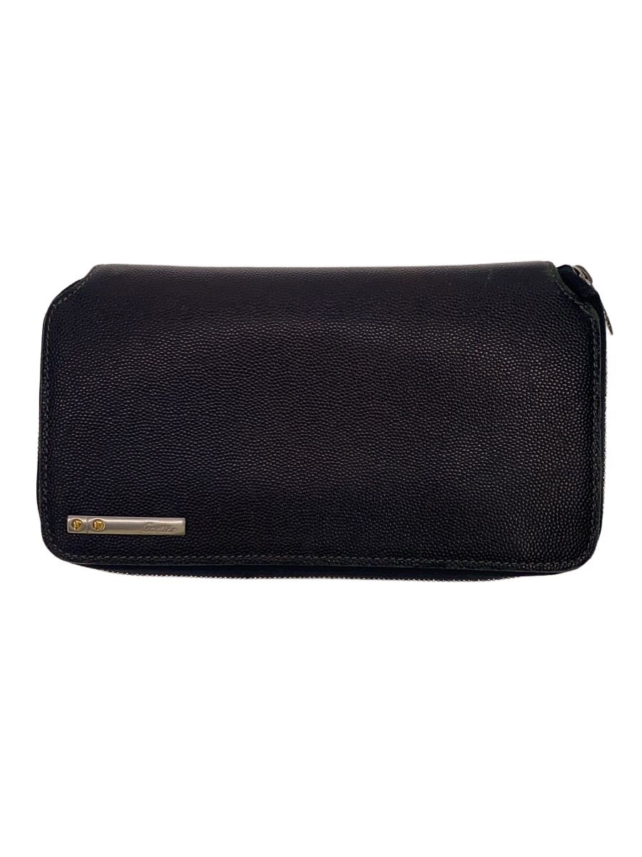【中古】Cartier◆長財布/--/BLK/メンズ/サントス ドゥ/傷・角擦れ・シミ有り【服飾雑貨他】｜2ｎｄ STREET 店