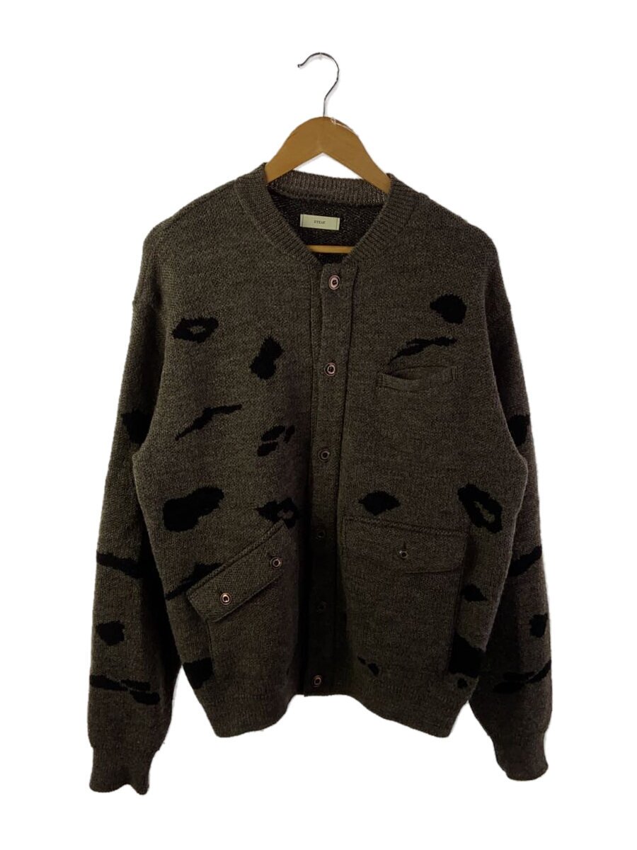 【中古】STEAF◆カーディガン(厚手)/L/ウール/BRW/S24AW-K02【メンズウェア】｜2ｎｄ STREET 店